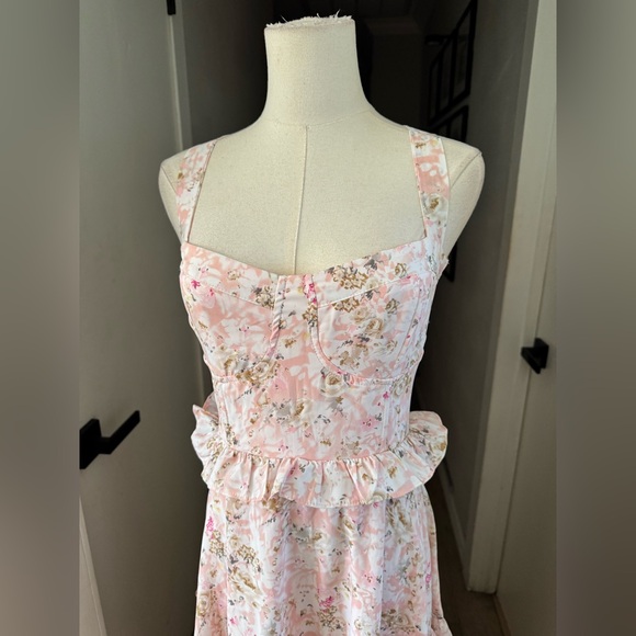 Petal & Pup Floral Maxi Dress - Cream and Pink - Picture 6 of 11
